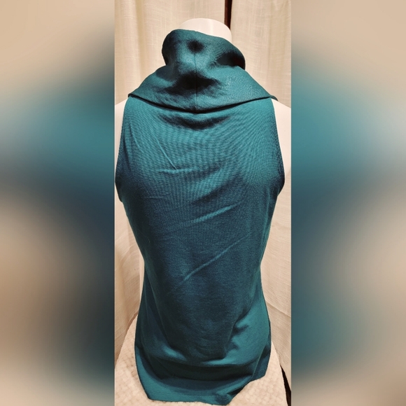 Ann Taylor Sleeveless Cowlneck Shell/Blouse - Picture 2 of 8